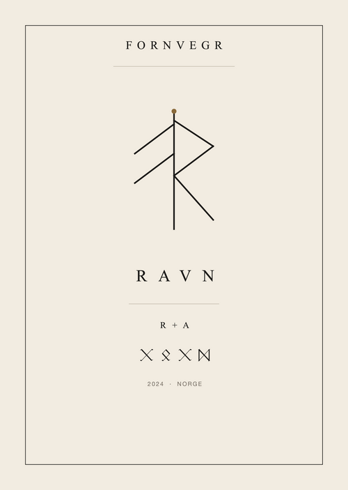 Norse Monogram - personalized family bindrune print